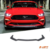 Matt Black Front Bumper Bar bottom lower Lip Spoiler Bodykit for Ford Mustang FN 2018 to 2022