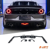 Rear Bumper Bar Lower Diffuser Lip Spoiler Bodykit for Ford Mustang FN 2018-2022