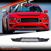 RTR Style Front Bumper Bar Bodykit Lower Grill Grille Mesh for Ford Mustang FN 2018-2022