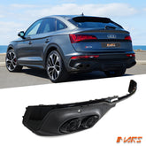 SQ5 Style Rear Bumper Bar Diffuser Bodykit with Exhaust Tips for AUDI Q5 SQ5 FY Sportback 2021-2024