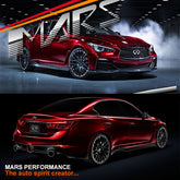 Eau Rouge Style Front & Rear Bumper Bar BodyKits for INFINITI V37 Q50 Sedan