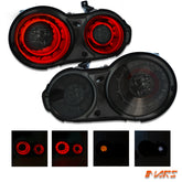 Smoked Black 3D LED Stripe Bar Tail Lights for Nissan Skyline GTR R35 2007-2024