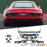 MY20 Update Rear Bumper bar with Diffuser & Exhaust Tips for AUDI R8 4S 2016-2023 Bodykit