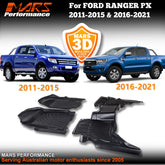 TPE 3D Moulded Car Floor Mats for Ford Ranger PX Dual Cab 2011-2021 MK1 MK2 MK3
