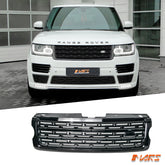 Gloss Black SVA Style Front Bumper Bar Grille Grill Bodykit for LAND ROVER Range Rover Vouge L405 2013-2018