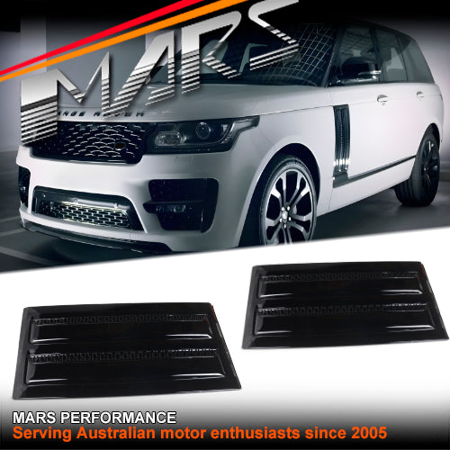 Gloss Black SVO Style Door Moulding Trim Side Vents Bodykit for
