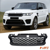 Gloss Black SVR Style Front Bumper Bar Grille Grill Bodykit for LAND ROVER Range Rover Sport L494 2013-2017