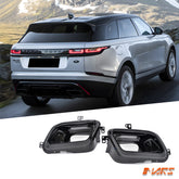 Gloss Black R-Dynamic Style Exhaust Tips for Land Rover Range Rover Velar L560 2017-2024