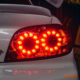 FE 2 Style Smoked LED Tail Lights for MAZDA RX-8 FE Series 1 2004-2008