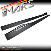 MARS 230 cm Universal Carbon Fibre Side Skirts Under lip Spoiler Bodykits D Type
