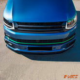 Gloss Black Badgeless Front Bumper Bar Grille Grill Bodykit for Volkswagen VW Transporter & MultiVan T6