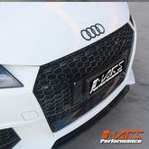 Gloss Black RS-TT Style Honeycomb Front Bumper Bar Grille Grill Bodykit for AUDI TT FV 2015-2022