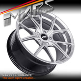VMR V804 Flow-Formed 19 Inch Hyper Silver Stag Concave Alloy Wheels Rims 5x120