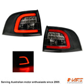 Black LED Tail lights for Holden Commodore & HSV VE VF 5 doors Wagon