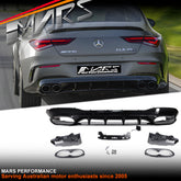 CLA45-S Style Rear Bumper bar Diffuser Bodykit for Mercedes-Benz CLA Class C118 W118 & CLA35 AMG