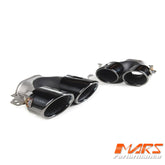 Black Replacement Exhaust Muffler Tips for Mercedes Benz AMG W177 V177 A45 & W118 C118 CLA45 & X247 GLB45 & H247 GLA45