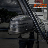 Real Carbon Fibre Replacement Mirror Caps for Mercedes-Benz ML W164 GLE W166 C292 GL X164 GLS X166 & G W463