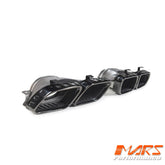 Gloss Black AMG Style Exhaust Muffler Tips for Mercedes-Benz W167 V167 C167 GLE63 / X167 GLS63 / W223 S63