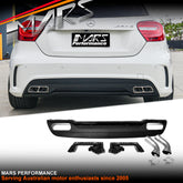AMG A45 Style Rear Bumper bar Diffuser Bodykit for Mercedes-Benz A-Class W176 2012-2015