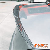 Brabus Style Carbon Fibre Rear Trunk Lip Spoiler for Mercedes-Benz W204 C-Class Sedan & C63 AMG