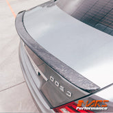 Marble forged Carbon Fibre C63 AMG Style Rear Trunk Lip Spoiler for Mercedes-Benz W204 C-Class Sedan