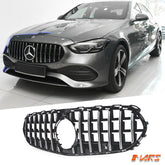 Panamericana C63 Style Front Grille Grill Bodykit for Mercedes-Benz C-Class W206 with NON AMG Sport Bumper Bar 2022-24