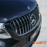 AMG Panamericana Style Front Bumper Bar Grill Grille Bodykit for Mercedes-Benz W447 V-Class V220 V250 2015-2020