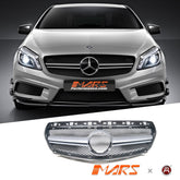 A45 AMG Style Front Bumper Bar Grille Grill Bodykit for Mercedes - Benz A - Class W176 2012 - 2015 - Mars Performance