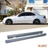 AMG E63 Style Lower Side Skirt Bodykit for Mercedes - Benz E - Class W211 Sedan 2003 - 2008 - Mars Performance