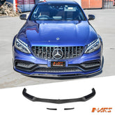 AMG Edition 1 Style Carbon Fibre Front Bumper Bar Lip Spoiler Bodykit for Mercedes - Benz C63 & C63 - S W205 Sedan & S205 Wagon 2015 - 2021 - Mars Performance