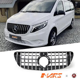 AMG Panamericana Style Front Bumper Bar Grill Grille Bodykit for Mercedes - Benz W447 VITO & Valente 2021 - 2024 - Mars Performance