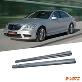 AMG S63 Style Long Wheel Base Side Skirts for Mercedes - Benz S - Class W221 2006 - 2013 - Mars Performance