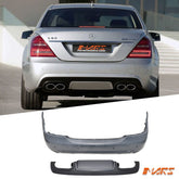 AMG S63 Style Rear Bumper bar Bodykit for Mercedes - Benz S - Class W221 2006 - 2013 - Mars Performance