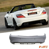 AMG SLK55 Style Rear Bumper Bar & Diffuser Bodykit for Mercedes - Benz SLK Class R172 2011 - 2016 - Mars Performance