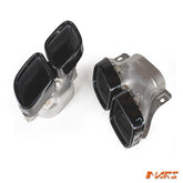 Black AMG Style Exhaust Muffler Tips for Mercedes - Benz C - Class W206 C63 C63 - S 2022+ - Mars Performance