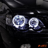 Black Angel - Eyes Halo Head Lights for Ford Falcon Fairmont BA BF XR6 Turbo & XR8 2002 - 2008 Sedan Ute - Mars Performance