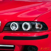 Black CCFL Angel - Eyes Projector Head Lights for BMW 5 - Series E39 1995 - 2003 - Mars Performance