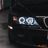 Black CCFL Angel - Eyes Projector Head Lights for BMW Z3 E36 - 7 1996 - 2002 - Mars Performance