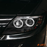 Black CCFL Angel - Eyes Projector Head Lights for BMW Z4 E85 E86 03 - 08 (Compatible with Factory Halogen) - Mars Performance