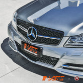 Black Chrome 507 AMG C63 Style Front Bumper Bar Grille Grill Bodykit for Mercedes - Benz C - Class W204 Sedan & C204 Coupe 2007 - 2014 - Mars Performance