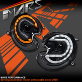 Black DRL Dual Beam Projector Head Lights for Mini Cooper R55 R56 R57 R58 R59 2007 - 2013 (Replace Factory HID Model) - Mars Performance