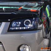 Black DRL LED Projector Head Lights for Ford Territory SX SY 2004 - 2009 - Mars Performance