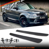 Black Foot Rest Running Boards Side Step Bar Bodykit for LAND ROVER Vouge L405 & Range Rover Sport L494 2013 - 2022 - Mars Performance