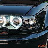 Black Front Corner turn signal indicator lights for BMW 3 - Series E46 2001 - 2002 Pre LCI Coupe & Convertible & M3 - Mars Performance