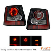 BLACK Full LED Tail lights for Land Rover Range Rover Sport L320 2005 - 2013 - Mars Performance
