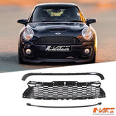 Black JCW Style ABS Front Grill Grill Bodykit for Mini Cooper & Cooper S 2007 - 2013, R55 R56 R57 R58 R59 - Mars Performance