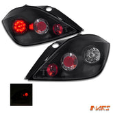 Black LED Altezza Tail Lights for Holden Astra H 2004 - 2012 5 Doors Hatch - Mars Performance