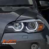 Black LED DRL projector Head Lights for BMW X - Series X5 E70 - Suit Stock Xenon / AFS Model only - Mars Performance