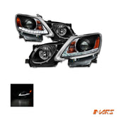 Black LED DRL Projector Head Lights for Lexus GS300 GS350 GS430 GS450H 2005 - 2010 - Mars Performance