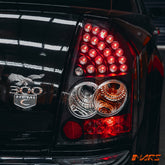 Black LED Tail Lights for CHRYSLER 300C Sedan Series 1 2005 - 2008 - Mars Performance